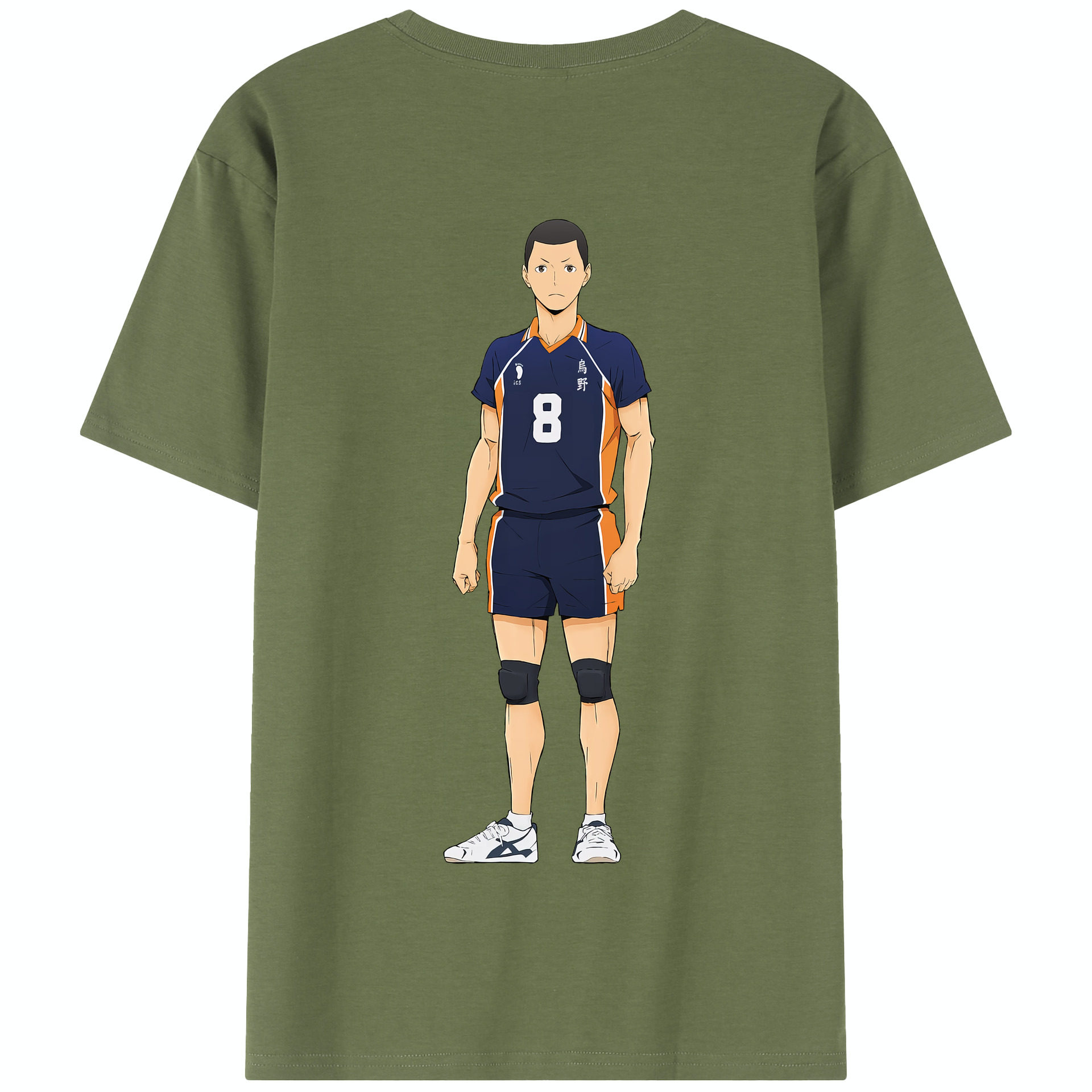 （画像用） ハイキュー!! Haikyu!! 綿100％半袖Tシャツ（背面プリント）